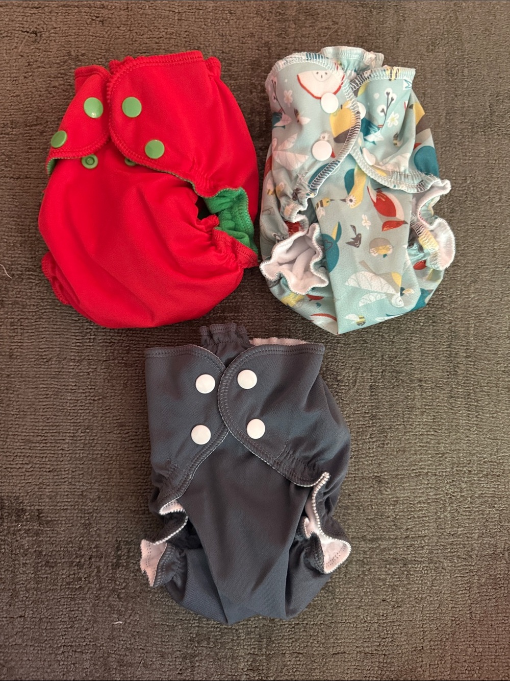 AppleCheeks cloth diapers hybrid new without tags size 1